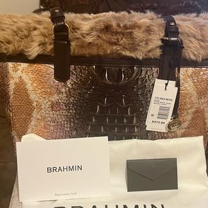 Brahmin Truffle Python Chalet...It is multi colored brown and gold